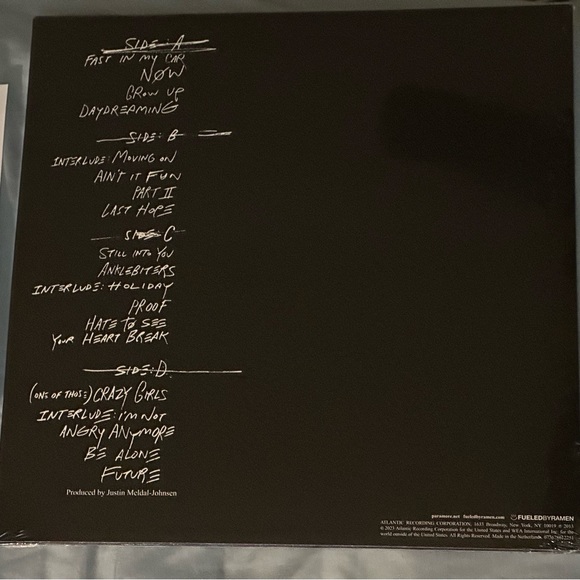 Paramore 10th Anniversary Self Titled Vinyl Bright Orange New/Sealed - Picture 3 of 3